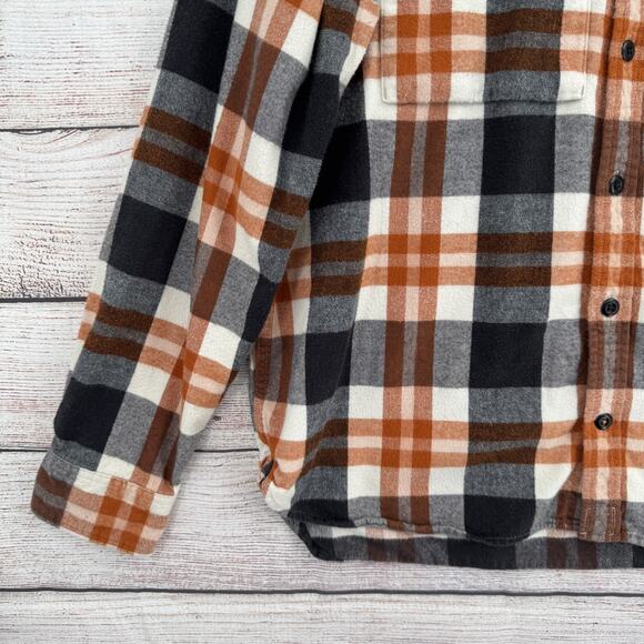 REI Shirt Mens Large Plaid Flannel Button Up Outdoor Workwear Casual - Picture 5 of 12